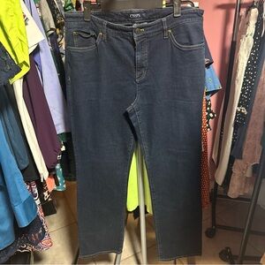 Chaps Men's Dark Blue Straight Jeans